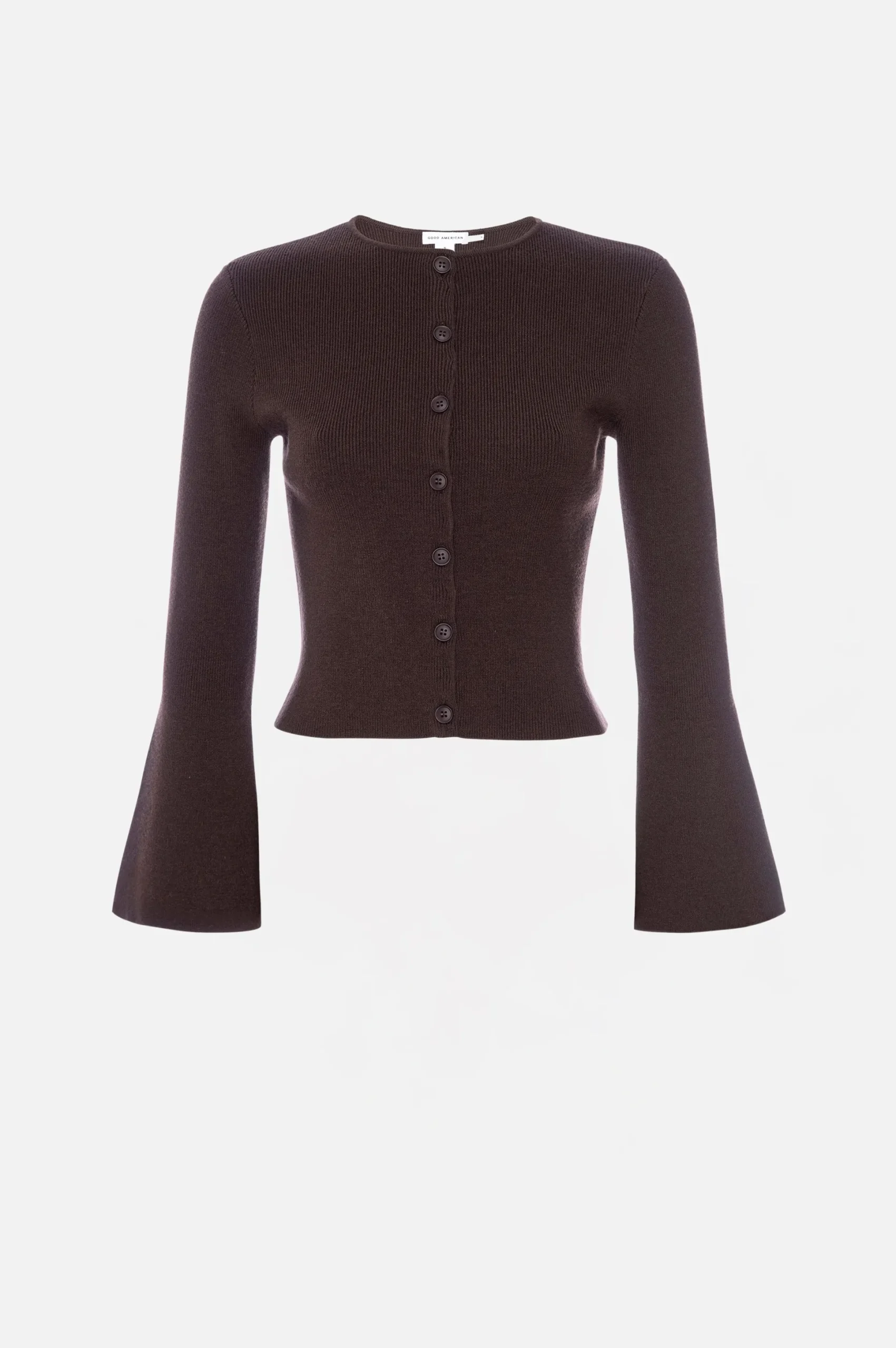 bell sleeve knit cardigan