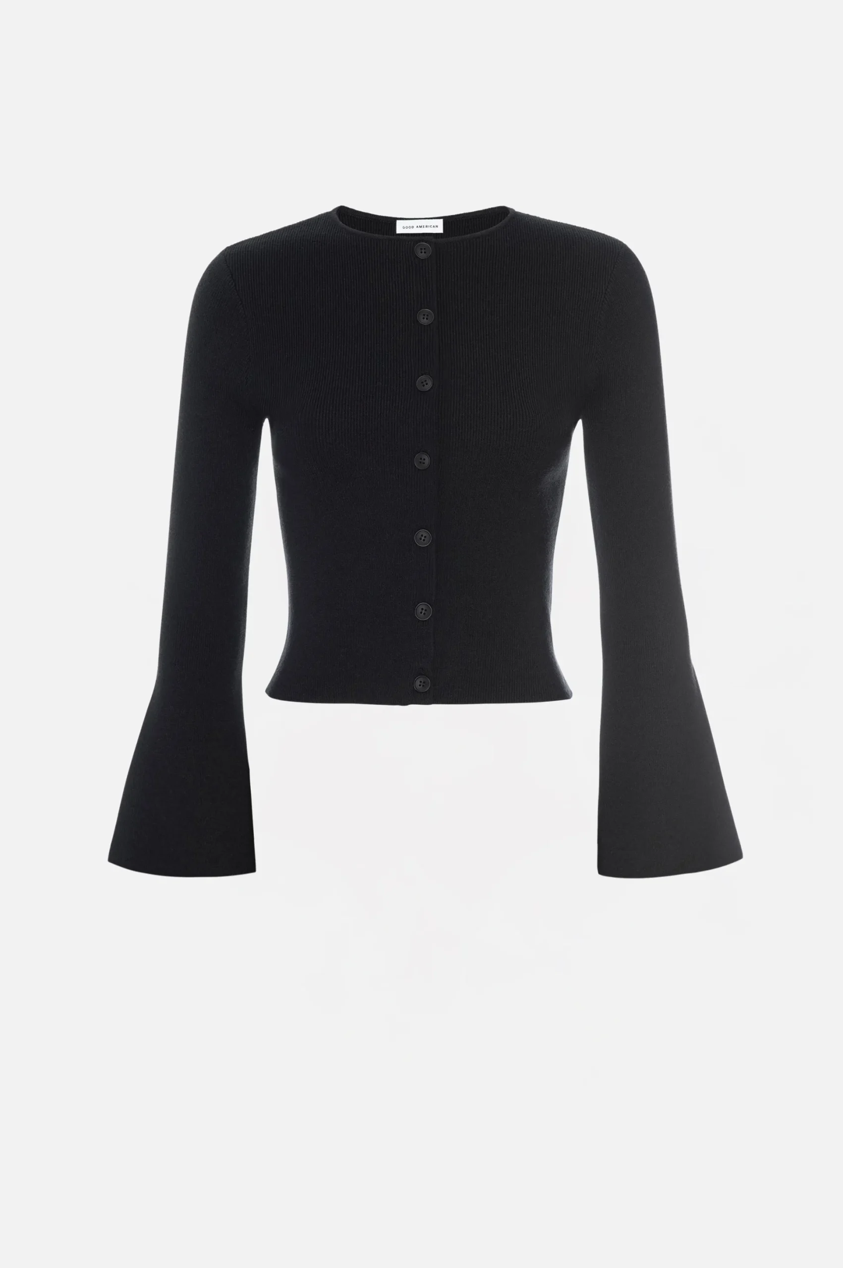 bell sleeve knit cardigan