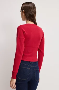 bustier sweater