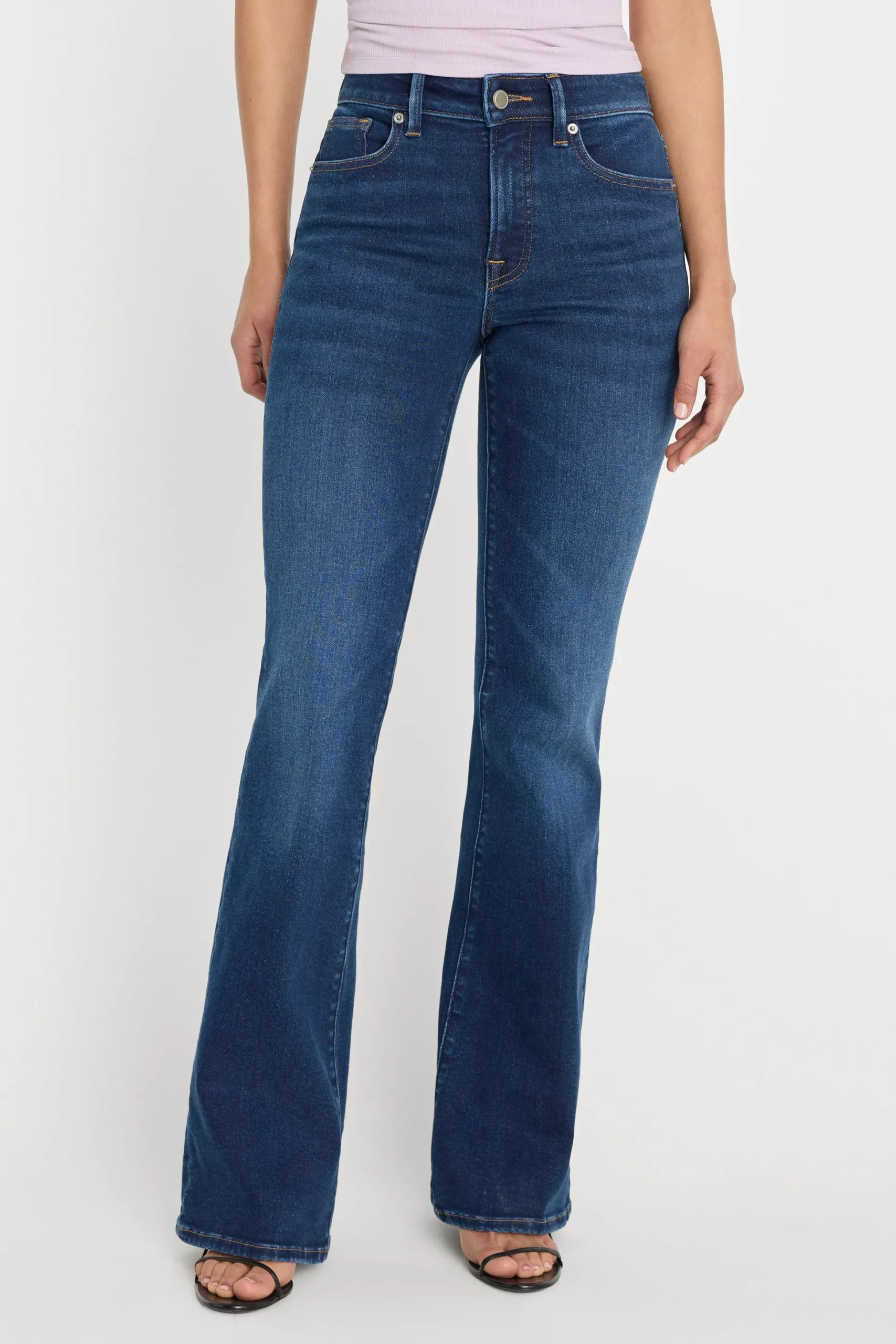 compression good legs flare jeans