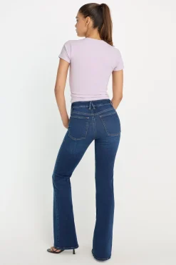 compression good legs flare jeans