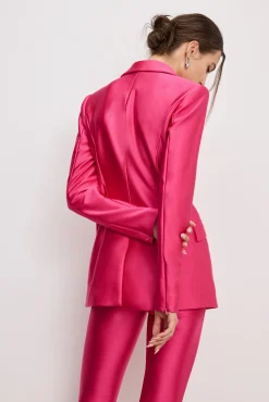 compression shine sculpted blazer
