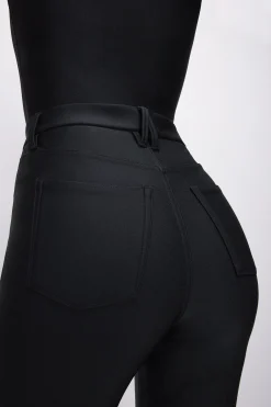 compression shine straight pants