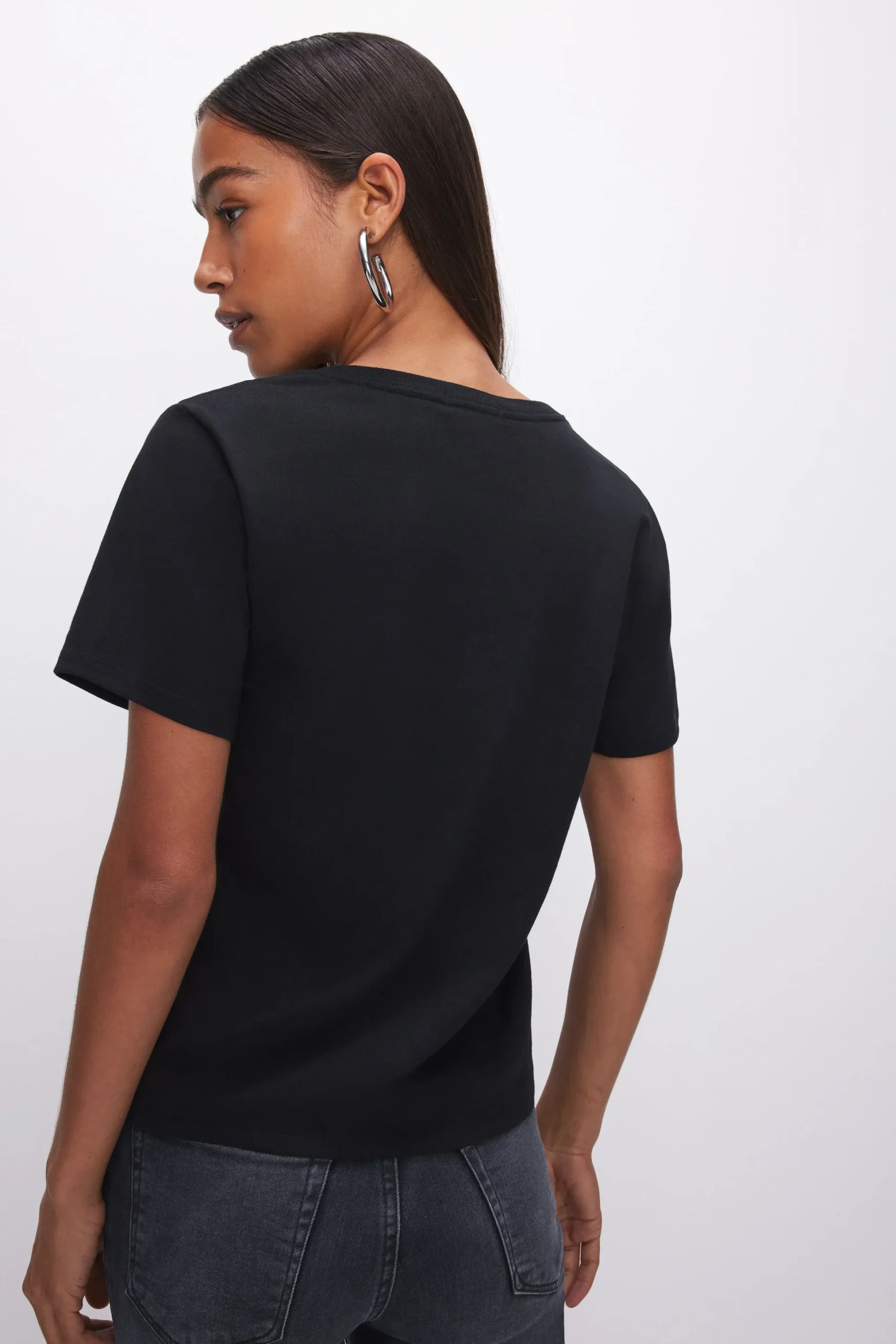 cotton classic v-neck tee