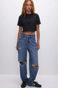 cotton cropped tee