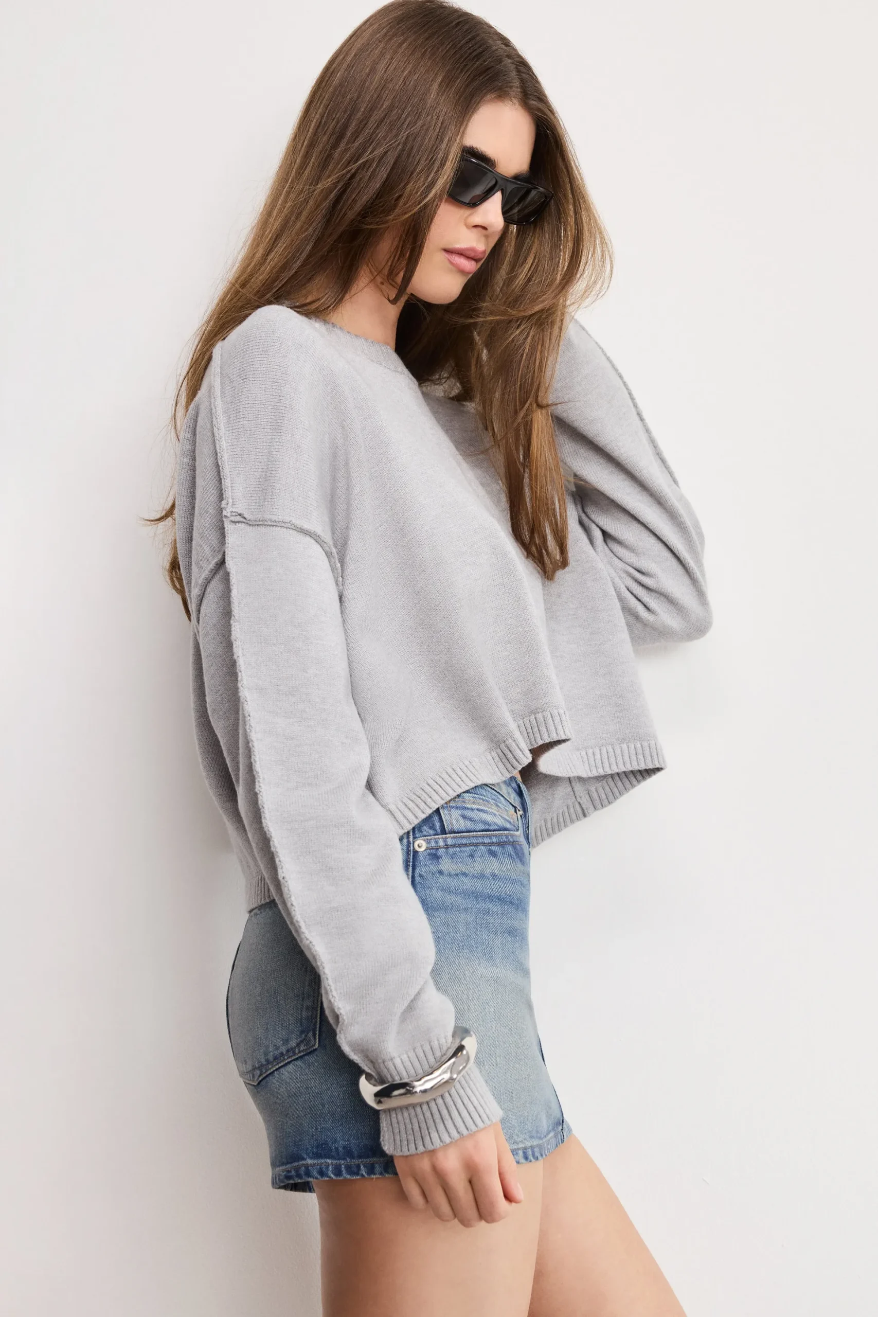 cozy knit crew neck