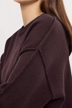 cozy knit crew neck