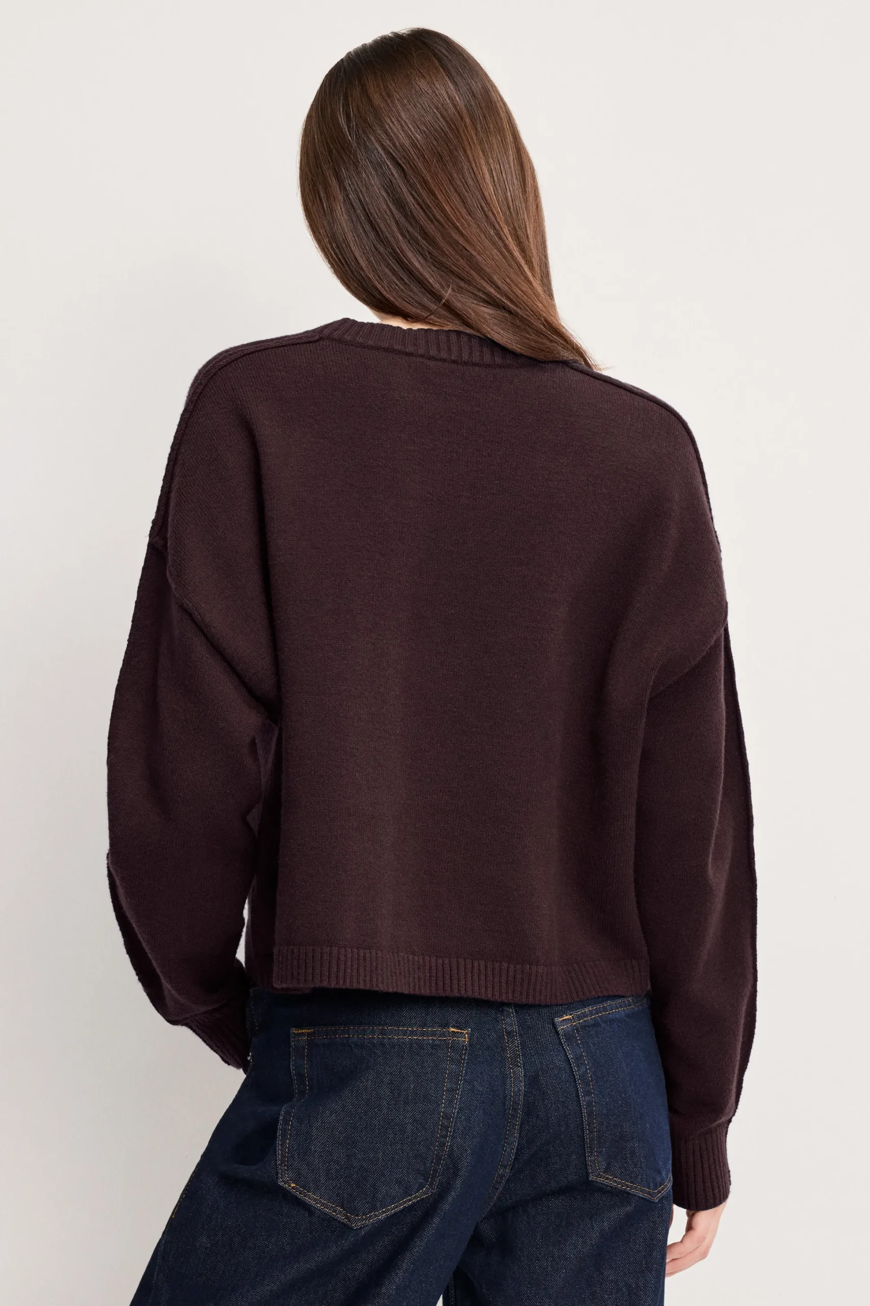 cozy knit crew neck
