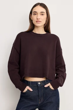 cozy knit crew neck