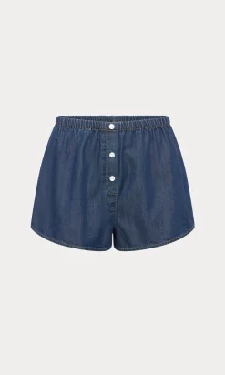 denim boxer shorts