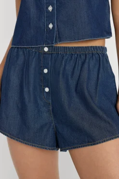 denim boxer shorts