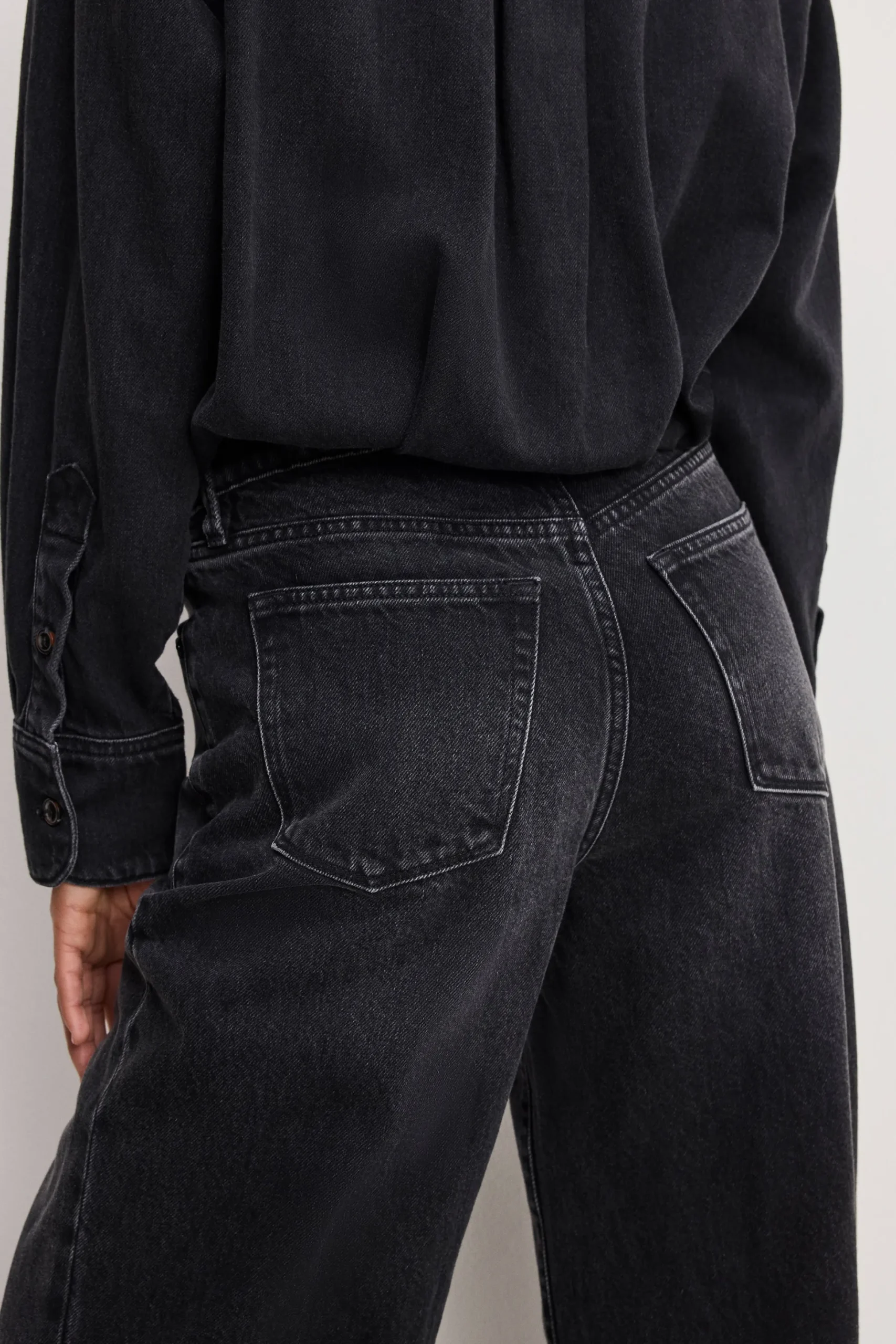 denim shirt jumpsuit