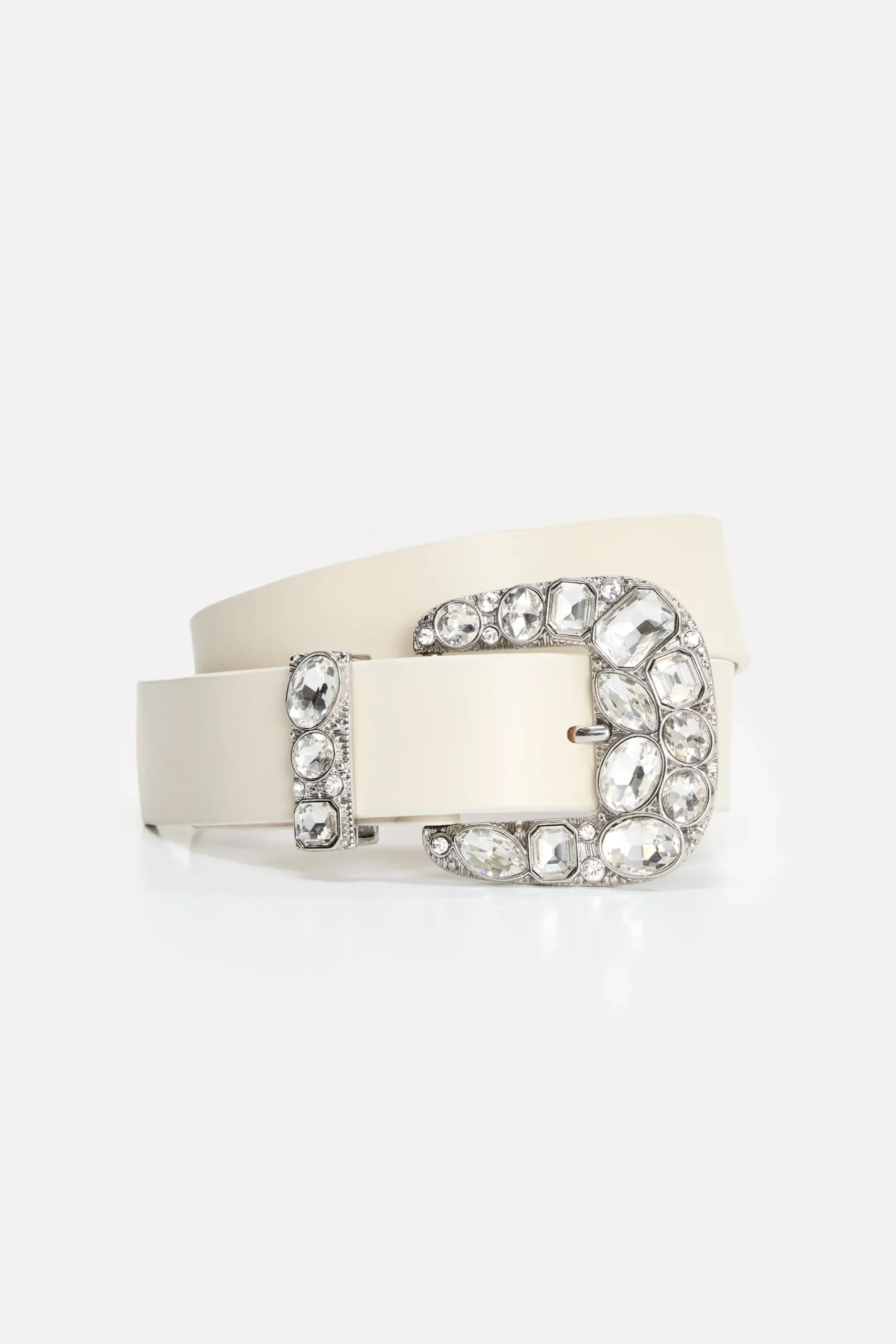 dolly classic crystal leather belt