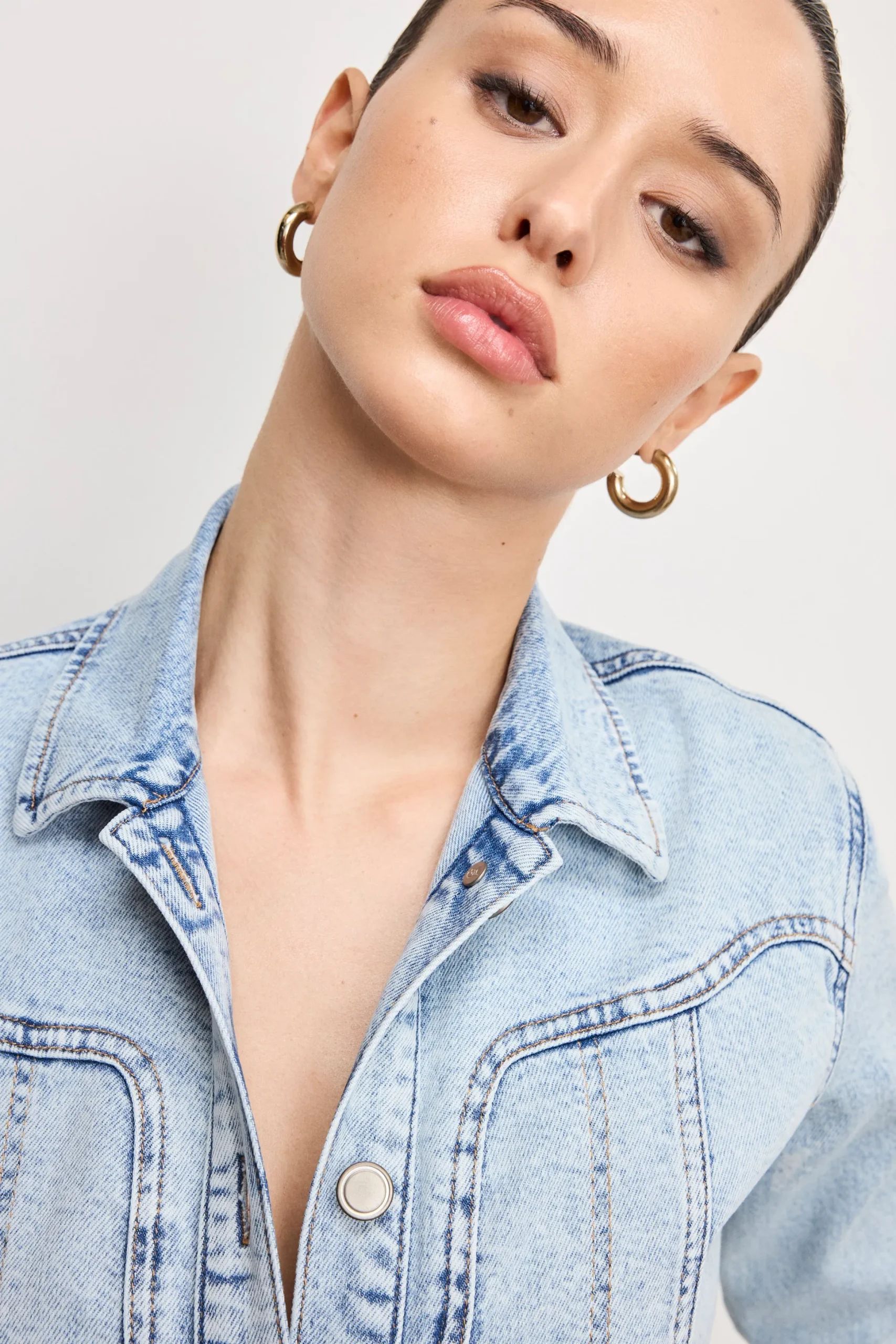 dolly denim corset dress