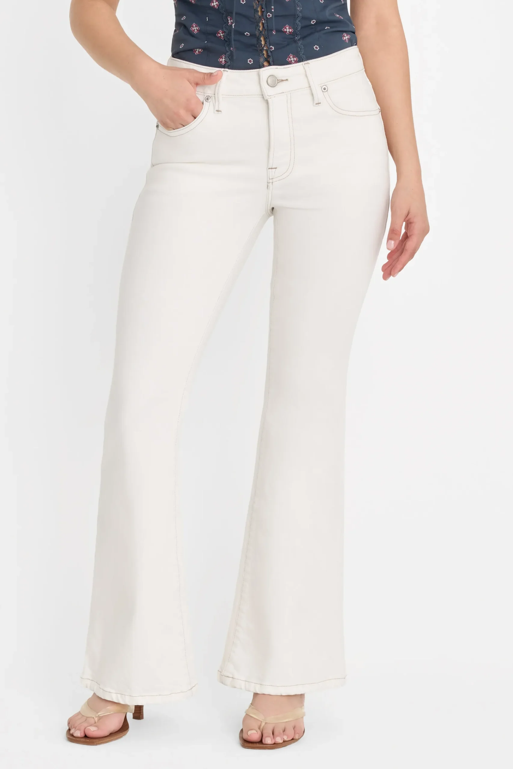 dolly joleans petite flare jeans