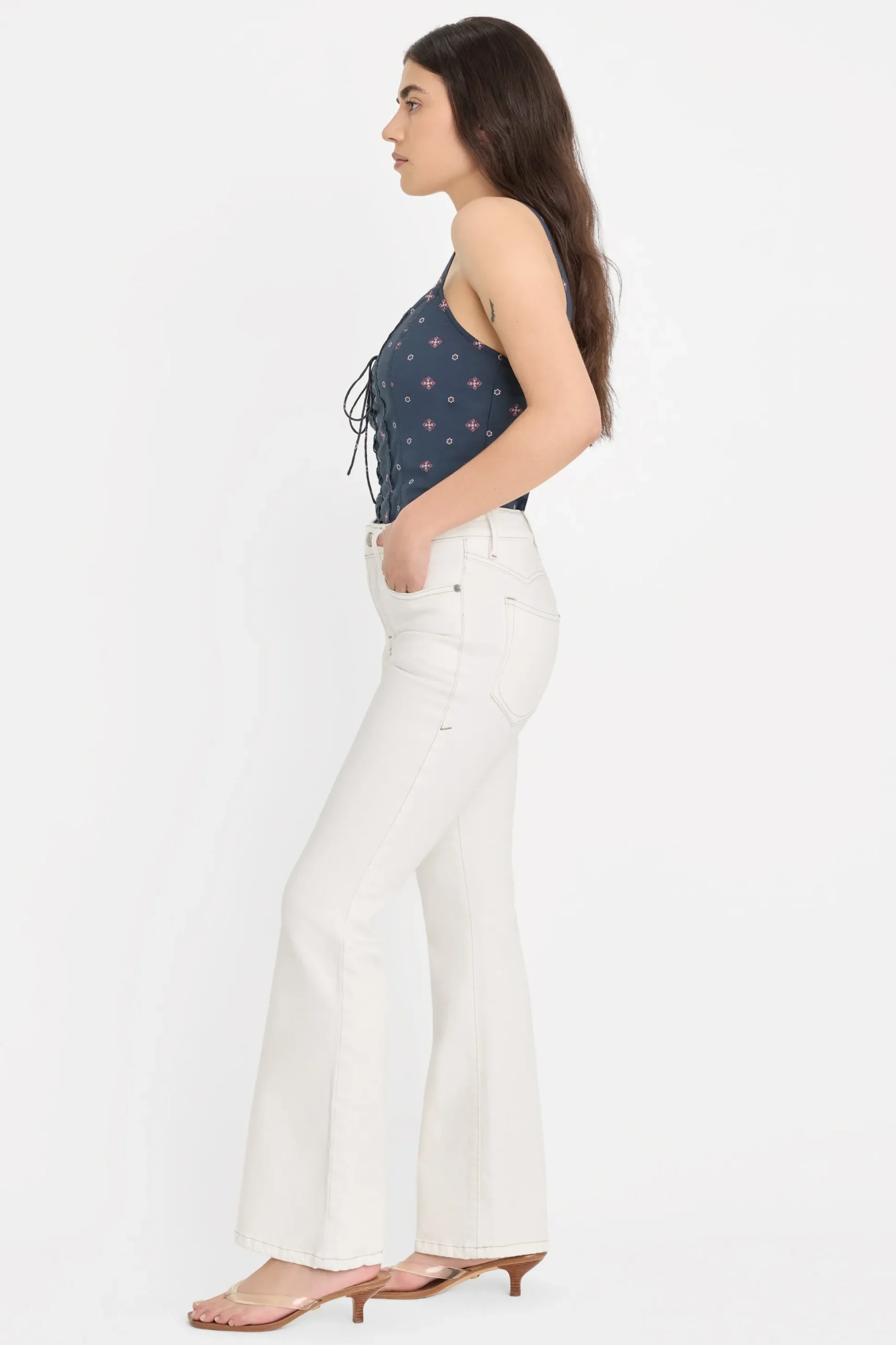 dolly joleans petite flare jeans