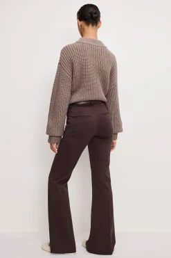 essential suiting flare trousers