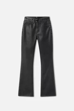 good classic bootcut faux leather pants