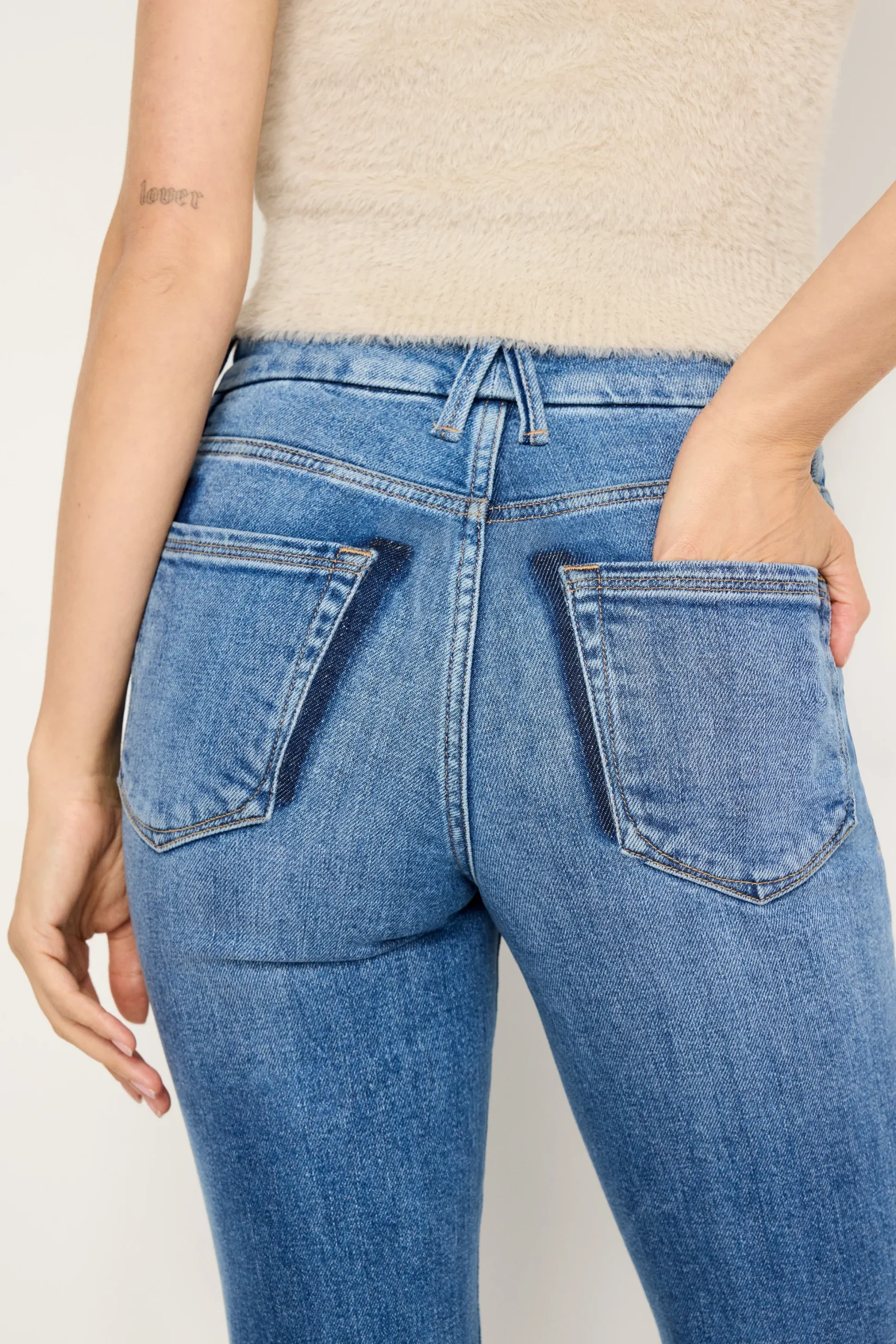 good classic slim bootcut jeans