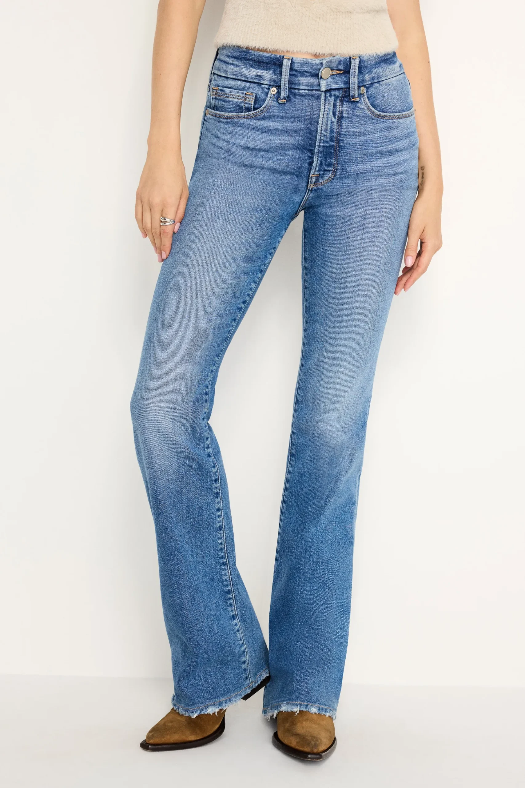 good classic slim bootcut jeans