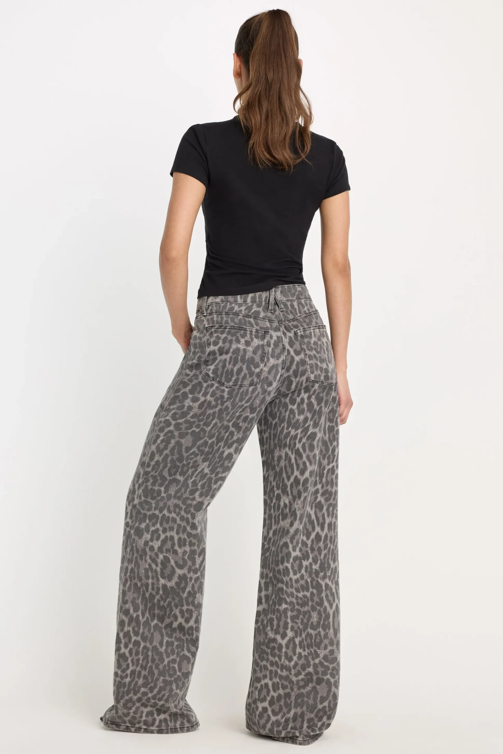 good ease leopard jeans