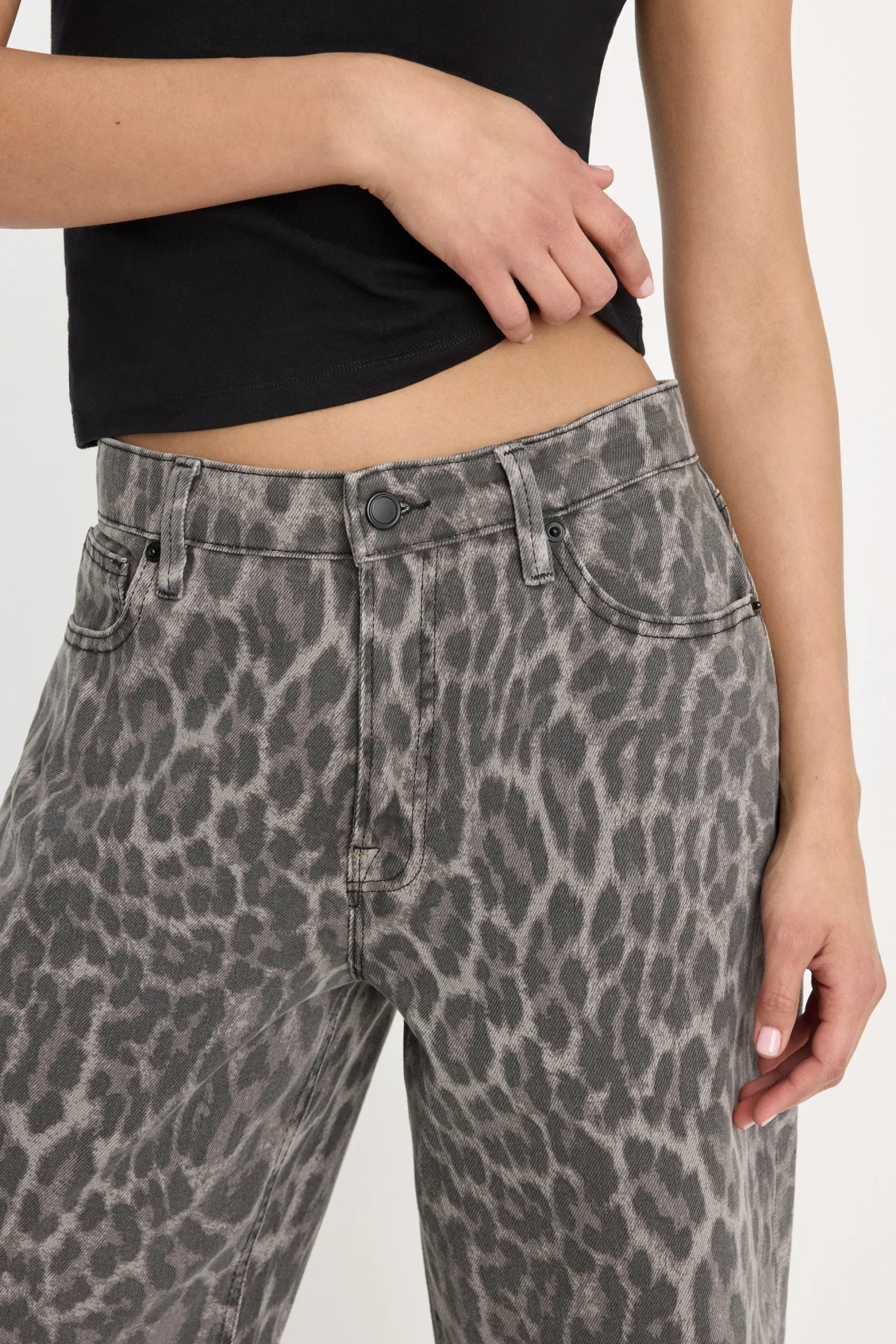 good ease leopard jeans