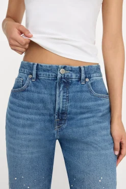 good icon straight ankle pearl jeans