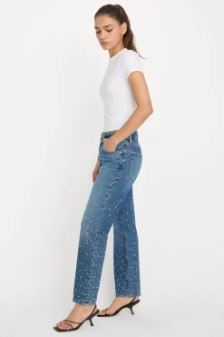 good icon straight ankle pearl jeans