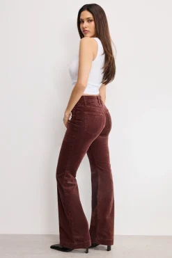 good legs flare corduroy pants