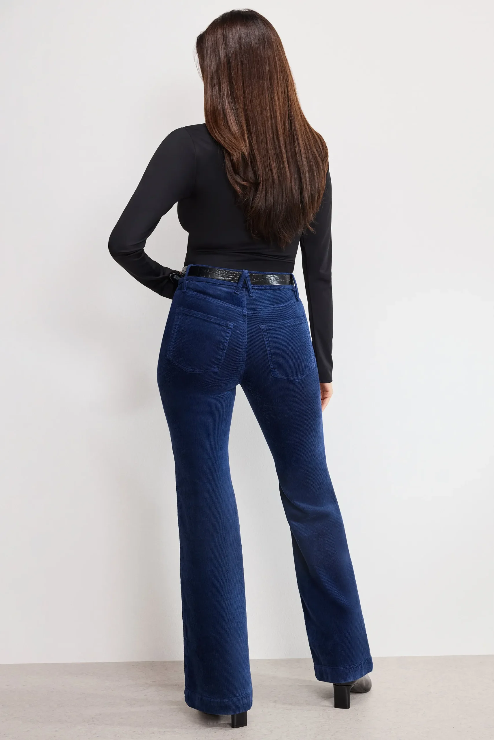 good legs flare corduroy pants