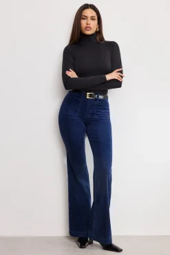 good legs flare corduroy pants