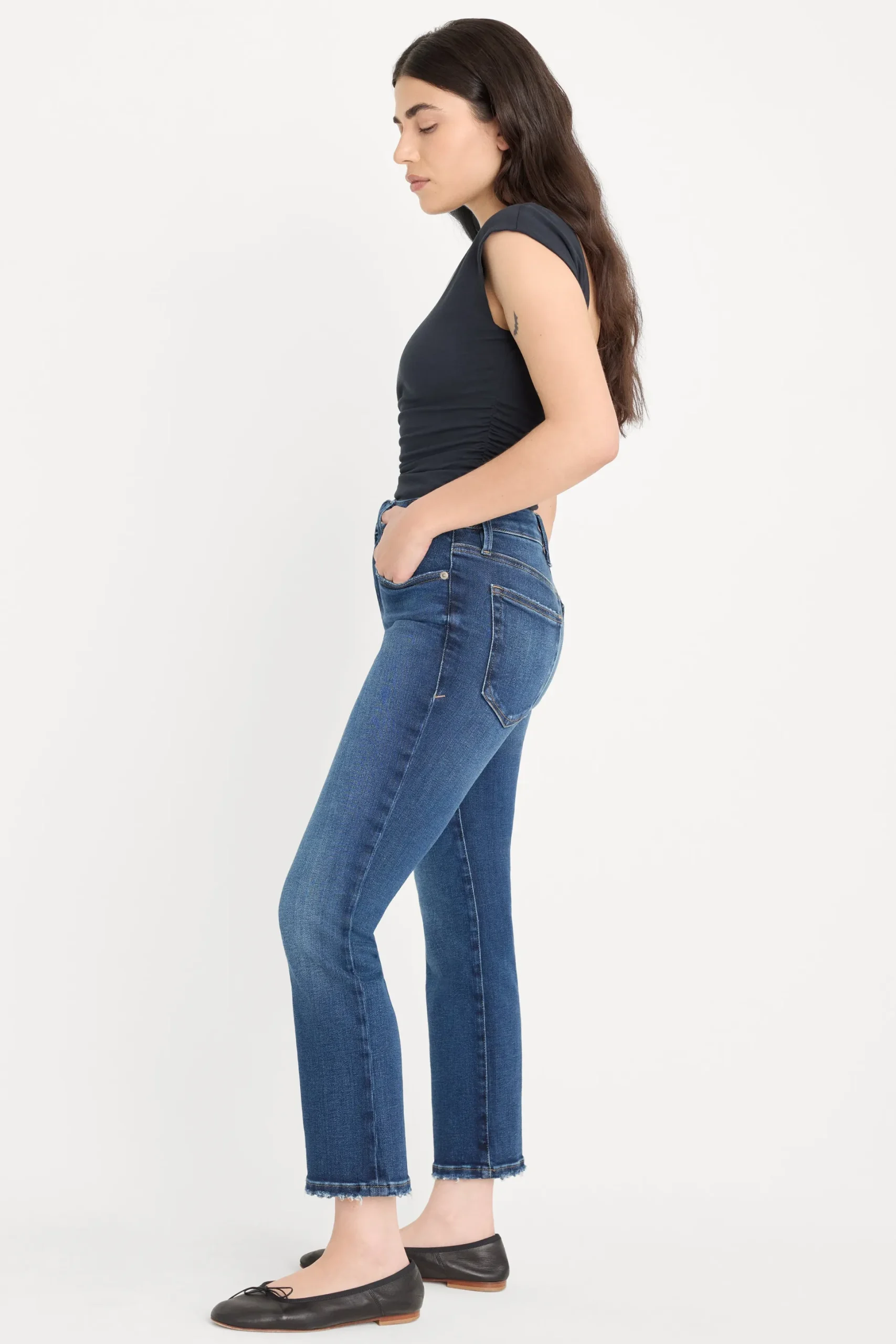 good petite straight jeans