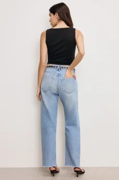 good relaxed straight jeans