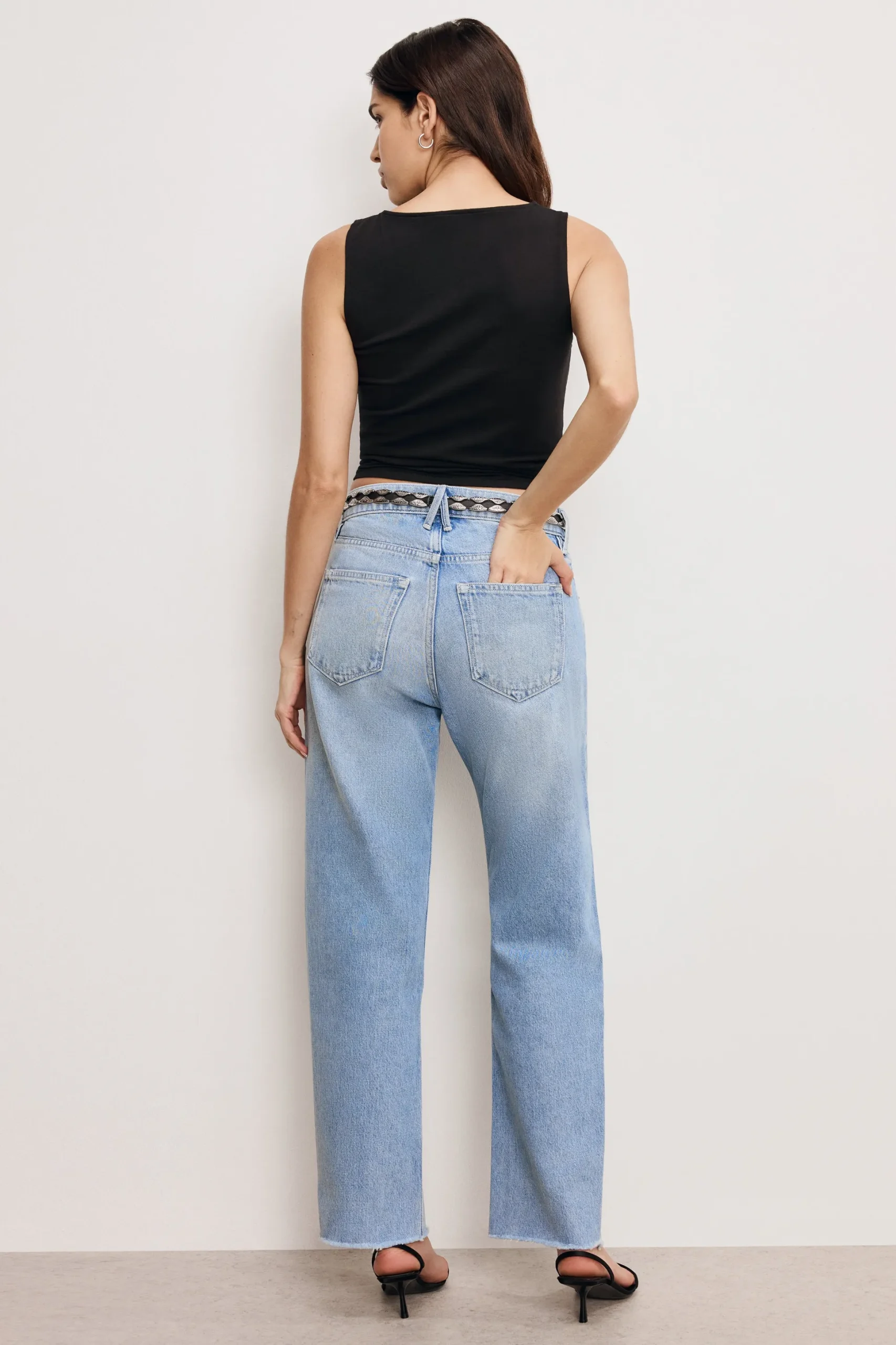 good relaxed straight jeans