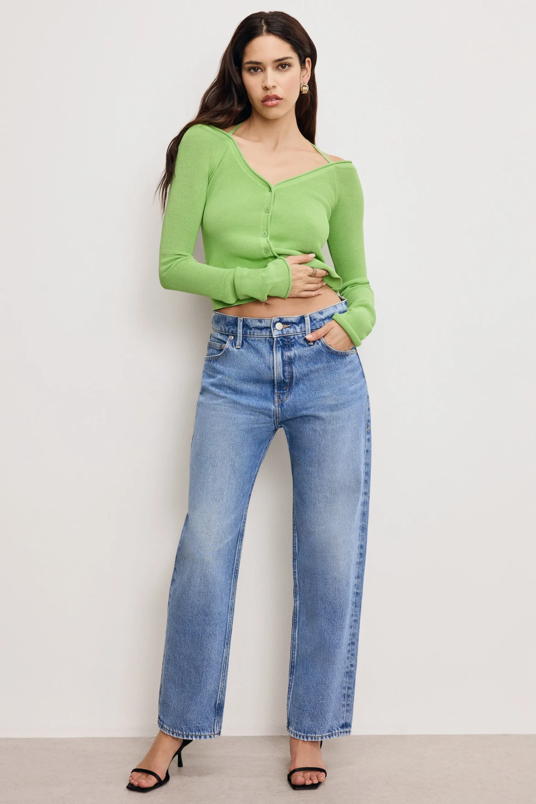 good relaxed straight jeans