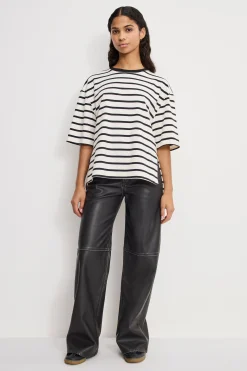good skate faux leather pants