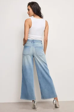 good skate wide cropped jeans