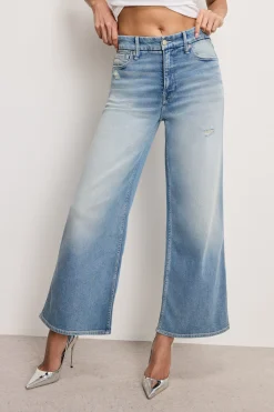 good skate wide cropped jeans
