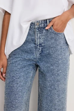 good skate wide crystal jeans