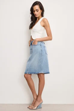 good 90s midi skirt