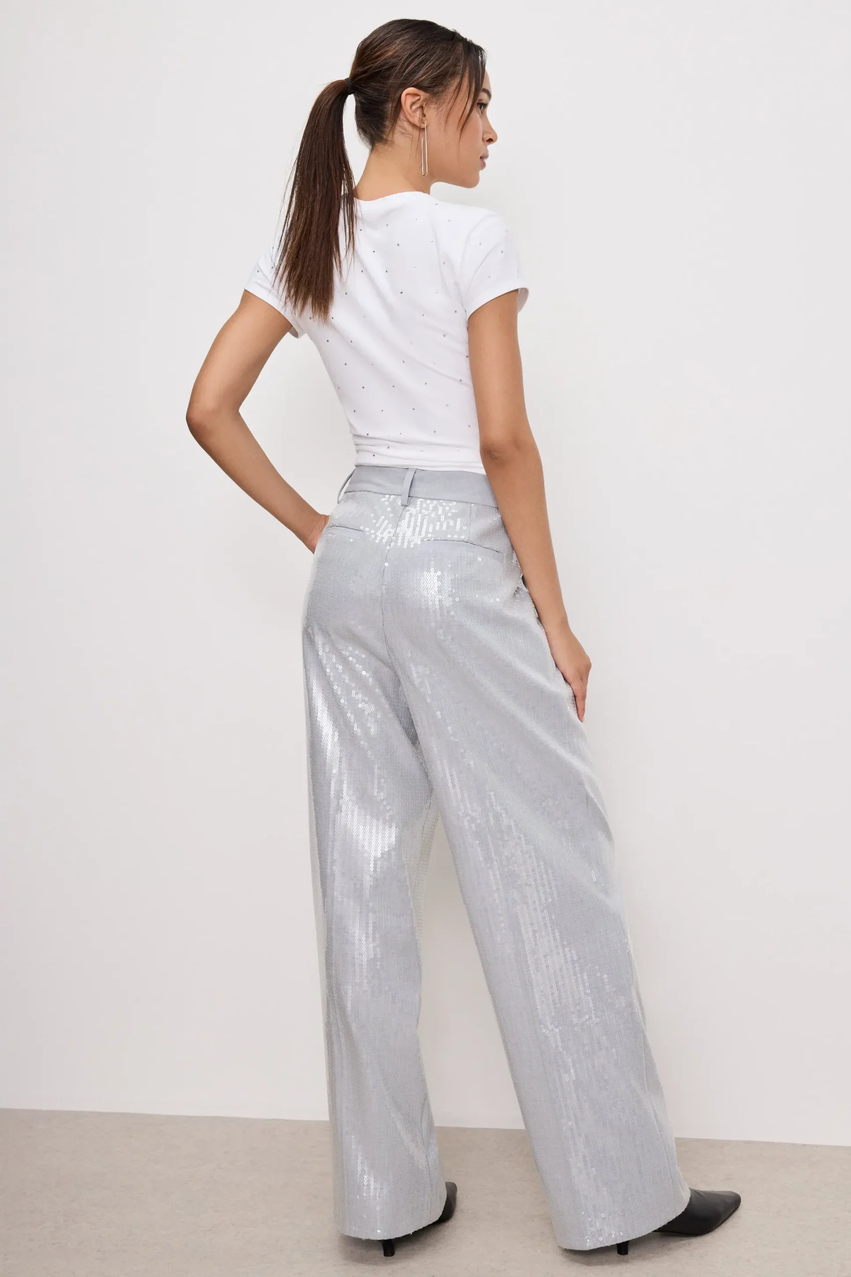 good '90s sequin trousers