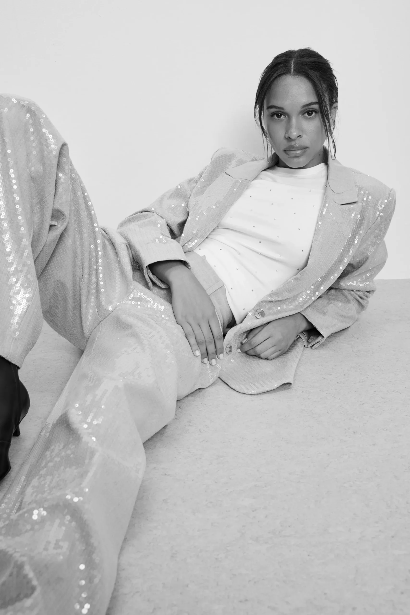 good '90s sequin trousers