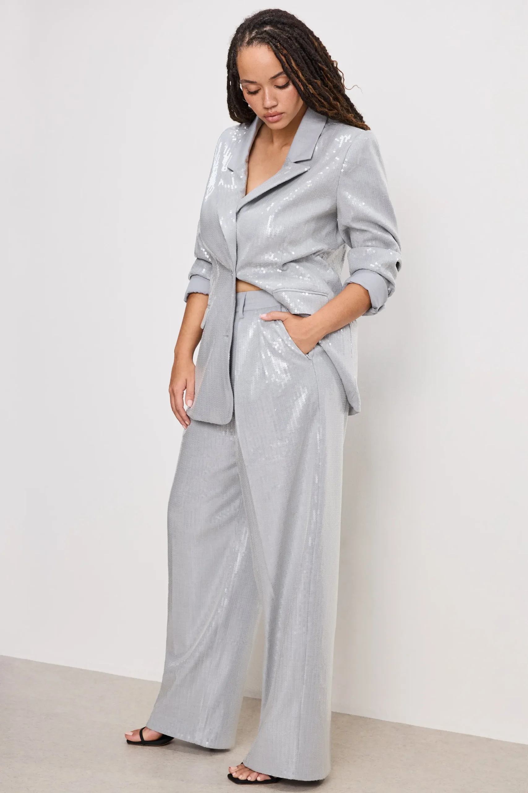 good '90s sequin trousers