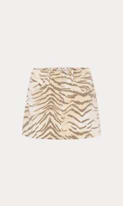 good 90s tiger mini skirt
