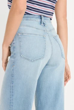 good waist palazzo ankle jeans