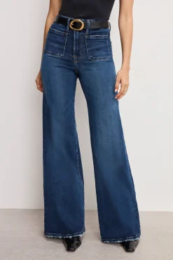 good waist palazzo jeans
