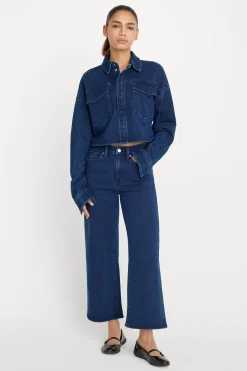 jeanius cropped jacket