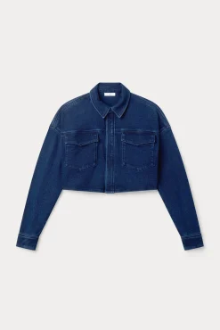 jeanius cropped jacket