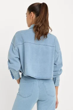 jeanius cropped jacket