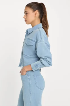 jeanius cropped jacket